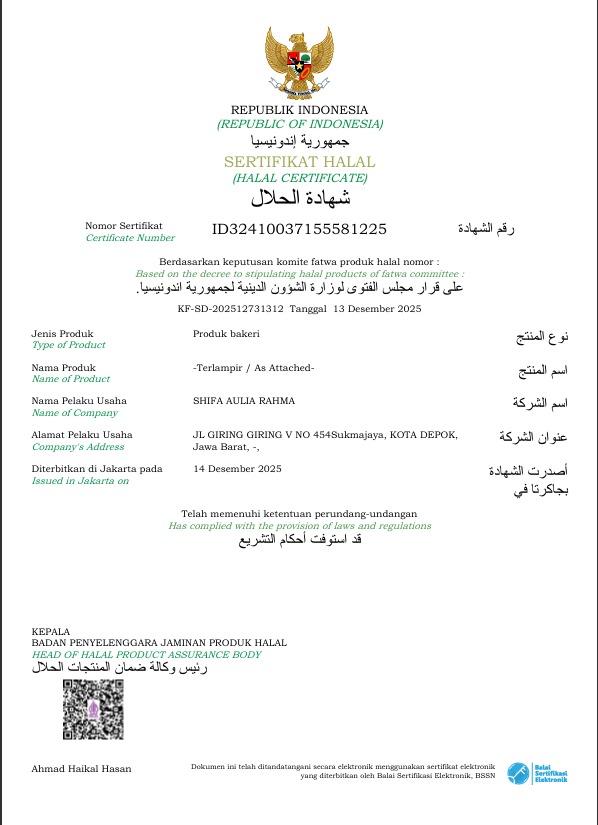 Sertifikat Halal 2